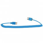 Coiled Extension Cable, Type T, Male to Male, 5ft_noscript