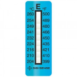 Irreversible 9-Point Temperature Label