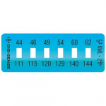 Irreversible 6-Point Temperature Label