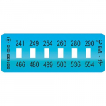 Irreversible 6-Point Temperature Label