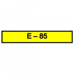 Indicator Base Label, "E-85"