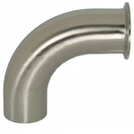 0.5" Polished 90 Degrees Clamp x Weld Elbow_noscript