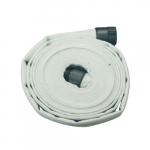 2" x 100' 200PSI NPSH Expansion Ring White Synthetic Double Jacket Mill Hose_noscript
