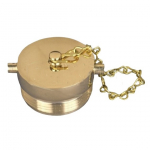3" NYFD Polish Brass Pin Lug Plug Chain_noscript