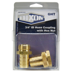 3/4" ID Hose Coupling with Hex Nut_noscript