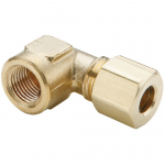 1/2" Brass Female Elbow Compression Fitting_noscript