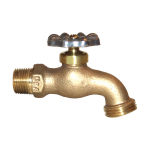 1/2" Brass Compression Bibb Faucet