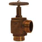 Global Cast Brass Angle Valve Grooved Inlet