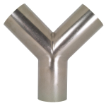 1'' Unpolished Weld Y (Sanitary Fitting)_noscript