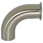 1" 90 Clamp x Polished Weld Elbow_noscript