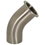 1" 45 Clamp x Polished Weld Elbow_noscript