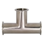 1-1/2" Clamp Tee, 316L Stainless Steel_noscript