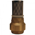 1-1/2" Strainer with Spring-Loaded Check Valve