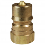 Brass NPTF DQC H-ISO-B Female Plug_noscript