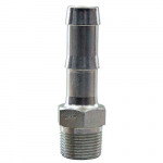 1" x 3/4" NPT Hex Nipple Plated Steel for 2 Clamps_noscript