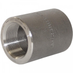 1/4" Forged Steel NPT Threaded Coupling_noscript