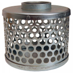 2" Round Hole Strainer, Zinc Plated Steel_noscript