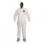 ProShield 10 Coverall, Hood, Boots, Serged, 2XL