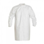 Tyvek IsoClean Frock, Bound Seams, White, MD Size_noscript