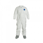 Coverall with Elastic Wrists and Att. Socks