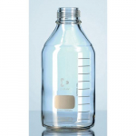 250mL Plain Glass Lab Bottle with Red Cap_noscript