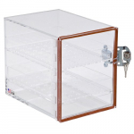Large Acrylic Desiccator Cabinet with Lock_noscript