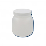 1/2-Gallon High Density Polyethylene Wide Mouth Jar_noscript