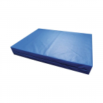 Bedside Bi-Fold Foam Floor Mat, 24" x 66", Dark Blue_noscript