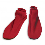 Non Skid Slippers S, Red_noscript