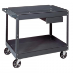 16" x 30" x 32" 1 Drawer 2 Levels Commercial Service Cart