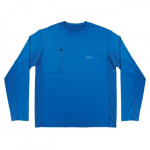Cooling Long Sleeve Sun Shirt UV Protection Blue 2XL_noscript