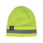 N-Ferno 6803 Reflective Rib Knit Winter Hat Lime_noscript