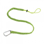 Squids 3100 Single Carabiner with Lime Tool Lanyard