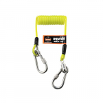 Squids 3130S Lime Coiled Cable Lanyard, 2lb Capacity
