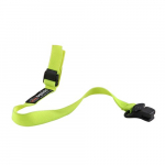 Squids 3155 Lime Elastic Hard Hat Lanyard with Clamp_noscript