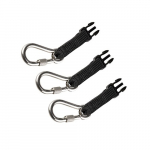 Squids 3025 Accessory Pack of 3 Retractable Carabiners