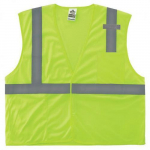 GloWear 8210HL Mesh Hi-Vis Safety Vest, Lime