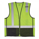 GloWear 8210Z-BK Mesh Hi-Vis Safety Vest Lime 2XL/3XL_noscript