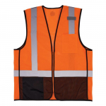 GloWear 8210Z-BK Mesh Safety Vest Orange 2XL/3XL_noscript