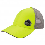 GloWear 8933 Hi-Vis Reflective Snapback Hat Lime Logo_noscript