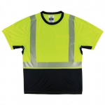GloWear 8283BK Performance Hi-Vis T-Shirt, 3X-Large_noscript