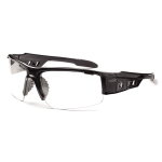 Skullerz Dagr Safety Glasses, Black, Clear_noscript