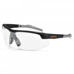 Skullerz Skoll Safety Glasses, Black Frame, Clear
