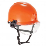 Skullerz 8974V Class E Safety Helmet, Orange, Clear_noscript