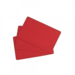 PVC Blank Card, Red, 30 Mil_noscript