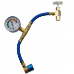 R134a U-Charge Hose and Gauge for Self Sealing Valve Cans