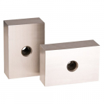 Set of 2 Steel Blocks with 1 Hole_noscript
