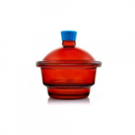 Borosil Amber Glass Desiccator, Small_noscript