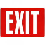 Sign, 8" x 12", Exit (Glow in Dark)_noscript