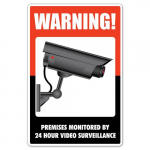 Sign, 8" x 12" Surveillance Sign